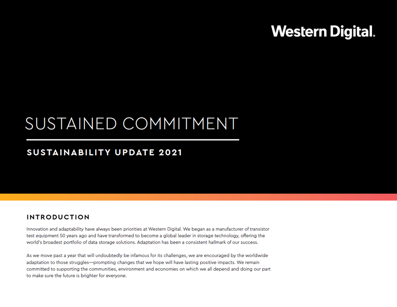 VIEW 2021 Sustainability Update